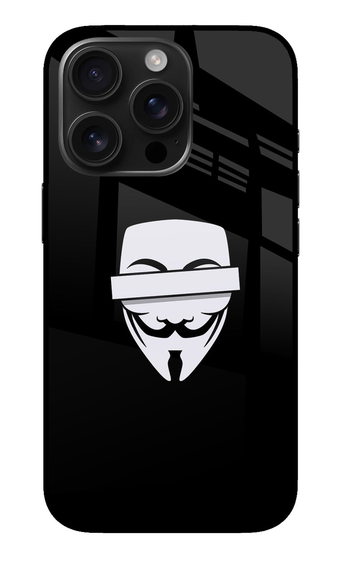 Anonymous Face iPhone 16 Pro Back Cover