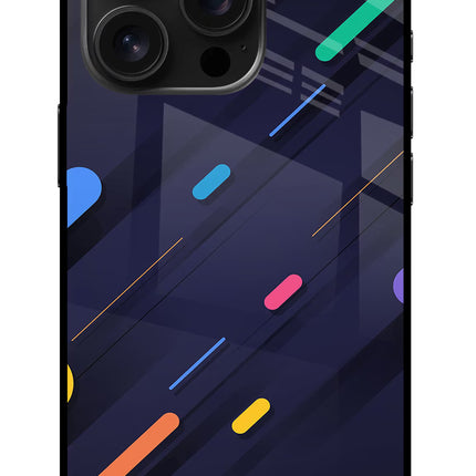 Abstract Design iPhone 16 Pro Glass Case