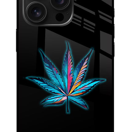 Weed iPhone 16 Pro Glass Case Back Cover by Casekaro