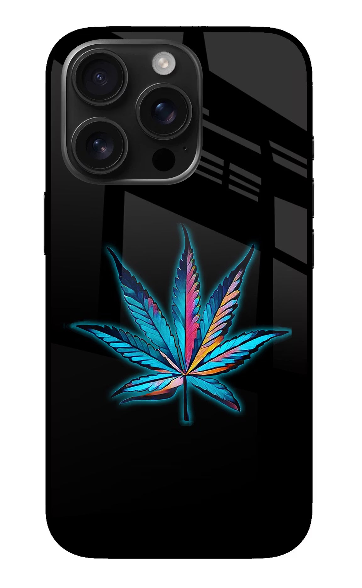 Weed iPhone 16 Pro Glass Case Back Cover by Casekaro