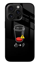 Coffee iPhone 16 Pro Glass Case