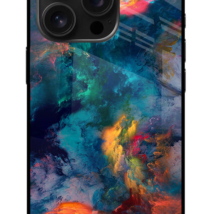 Artwork Paint iPhone 16 Pro Glass Case Back Cover by Casekaro