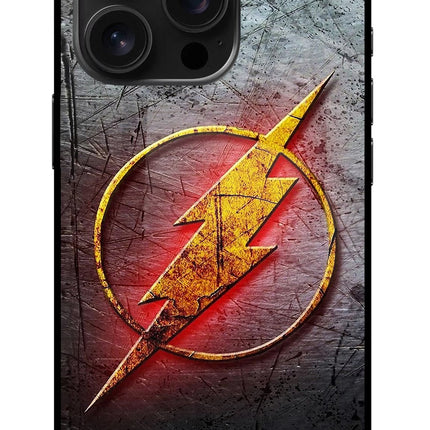 Flash iPhone 16 Pro Glass Case Back Cover by Casekaro