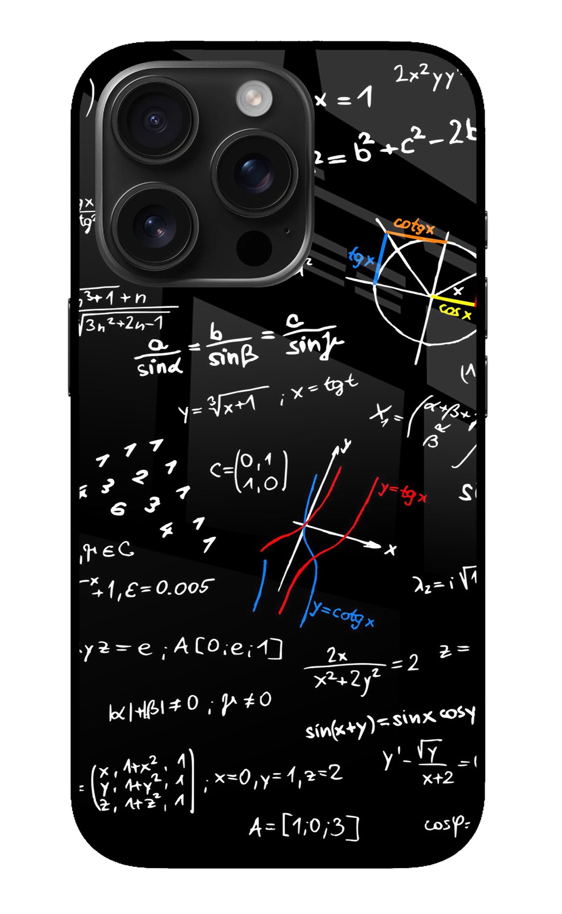 Mathematics Formula iPhone 16 Pro Back Cover