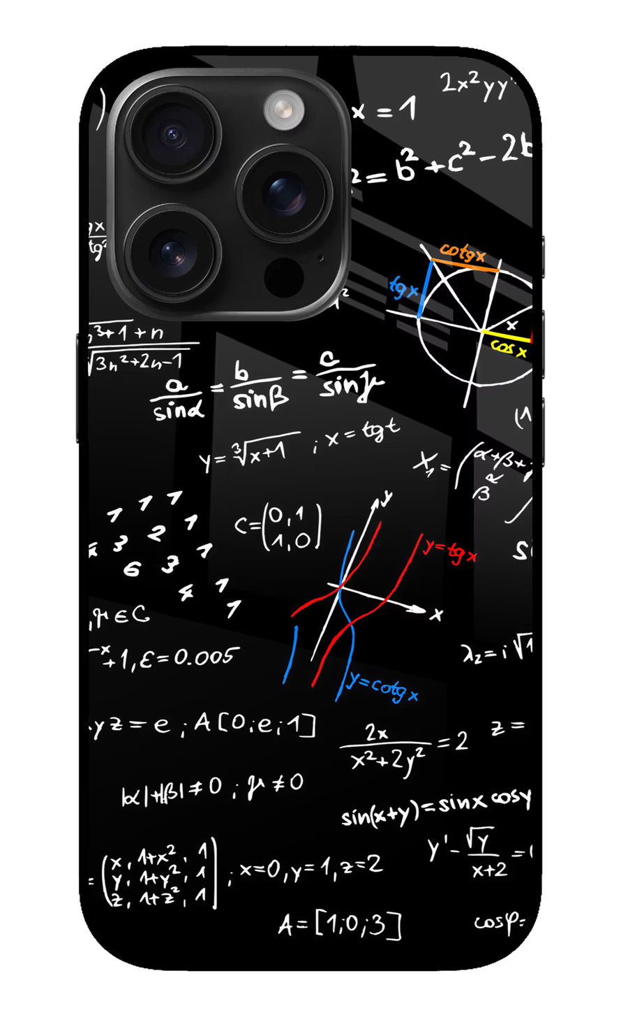 Mathematics Formula iPhone 16 Pro Back Cover, Metal case