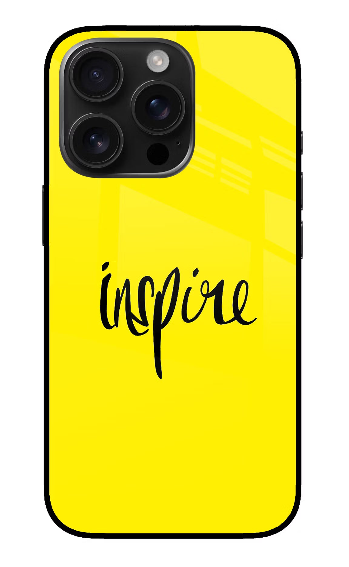 Inspire iPhone 16 Pro Glass Case Back Cover by Casekaro