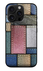 Multicolor Jeans iPhone 16 Pro Glass Case Back Cover by Casekaro