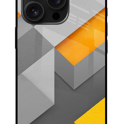 Abstract iPhone 16 Pro Glass Case
