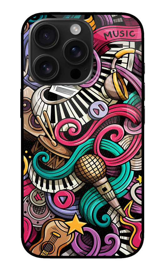 Music Abstract iPhone 16 Pro Glass Case