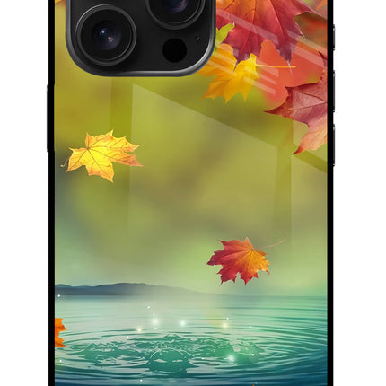 Flowers iPhone 16 Pro Glass Case Back Cover by Casekaro