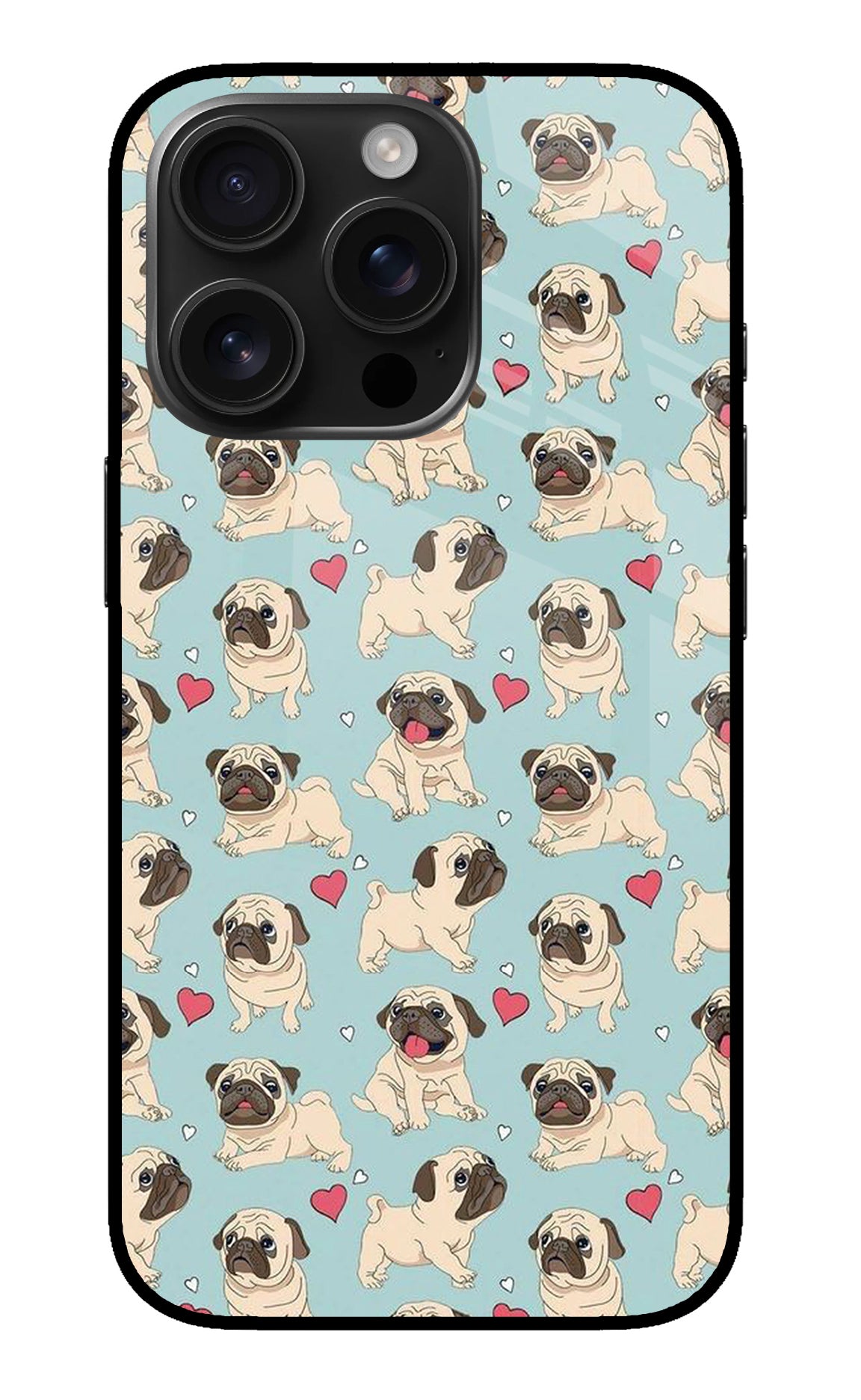 Pug Dog iPhone 16 Pro Back Cover