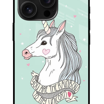 Unicorn Wallpaper iPhone 16 Pro Glass Case
