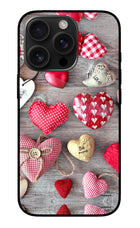 Love Wallpaper iPhone 16 Pro Glass Case Back Cover by Casekaro