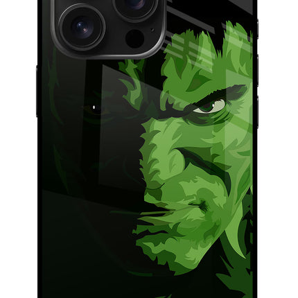HULK iPhone 16 Pro Glass Case Back Cover by Casekaro