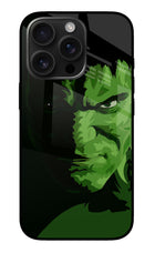 HULK iPhone 16 Pro Glass Case Back Cover by Casekaro