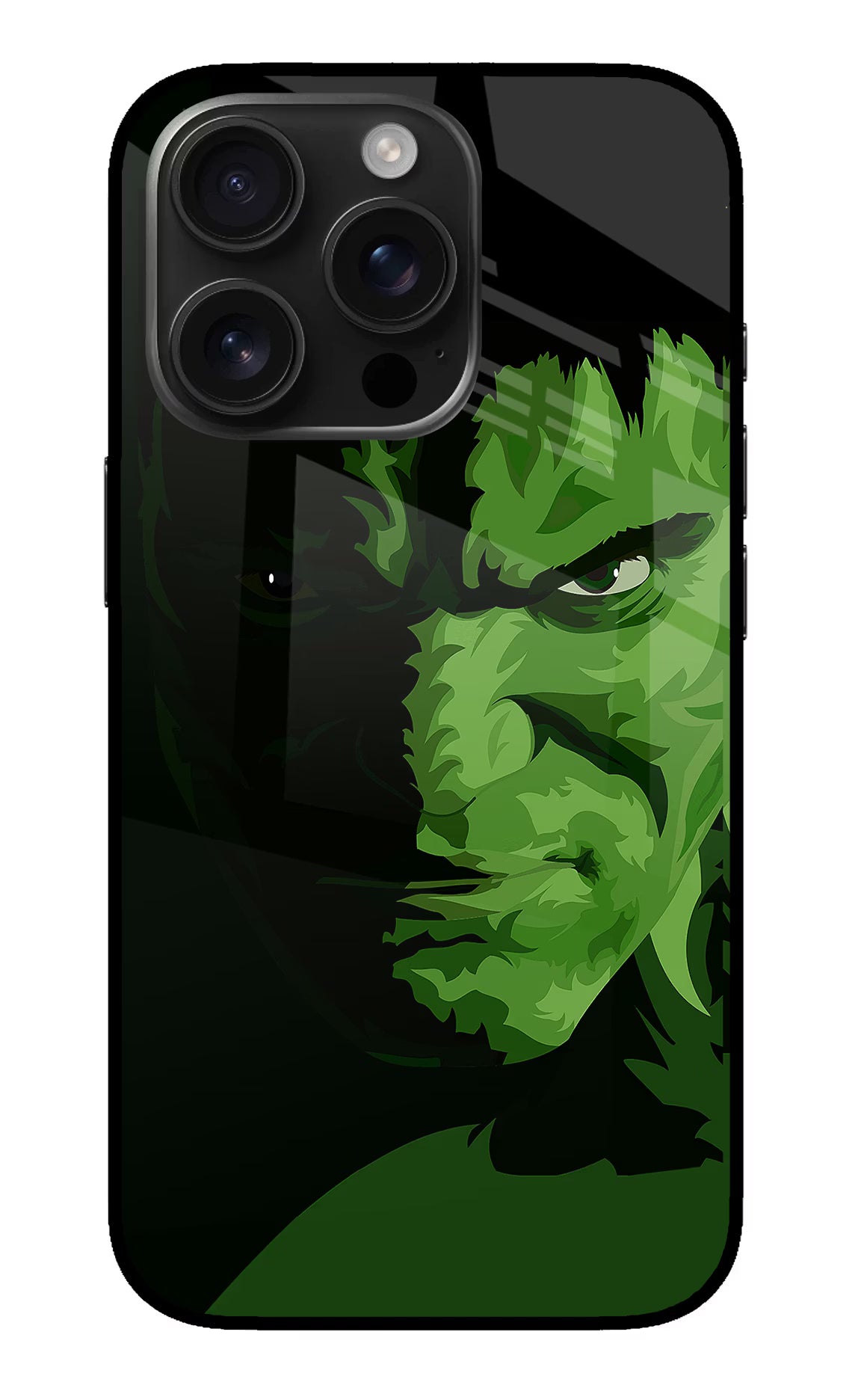 HULK iPhone 16 Pro Glass Case Back Cover by Casekaro