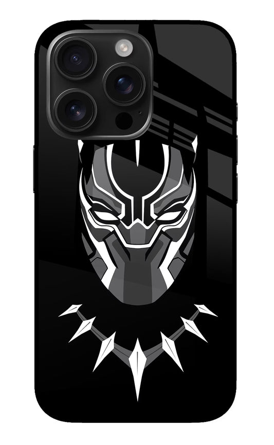 Black Panther iPhone 16 Pro Glass Case