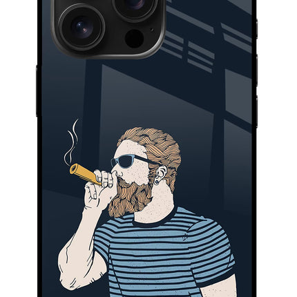 Smoking iPhone 16 Pro Glass Case