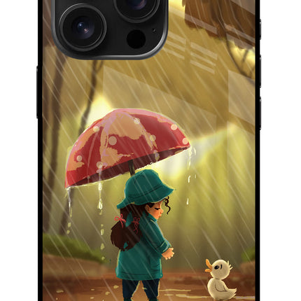 Rainy Day iPhone 16 Pro Glass Case