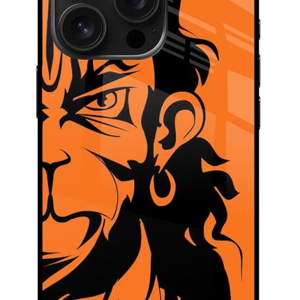 Hanuman iPhone 16 Pro Glass Case Back Cover by Casekaro