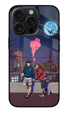 Chilling Couple iPhone 16 Pro Glass Case