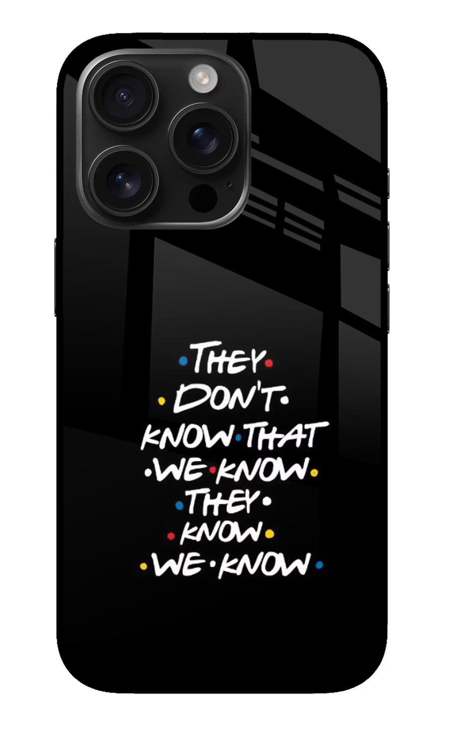 FRIENDS Dialogue iPhone 16 Pro Back Cover, Metal case