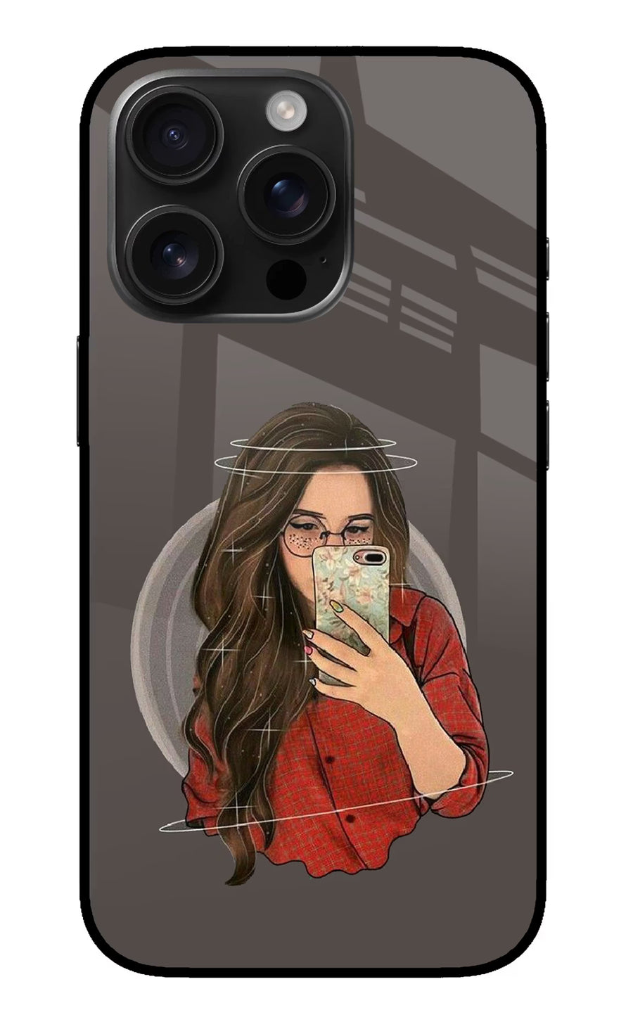 Selfie Queen iPhone 16 Pro Back Cover, Metal case