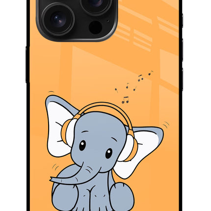 High On Music iPhone 16 Pro Glass Case Back Cover by Casekaro