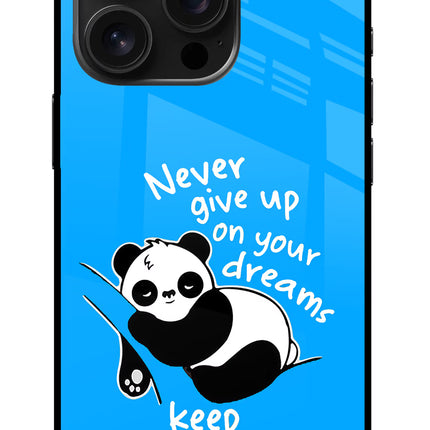 Keep Sleeping iPhone 16 Pro Glass Case
