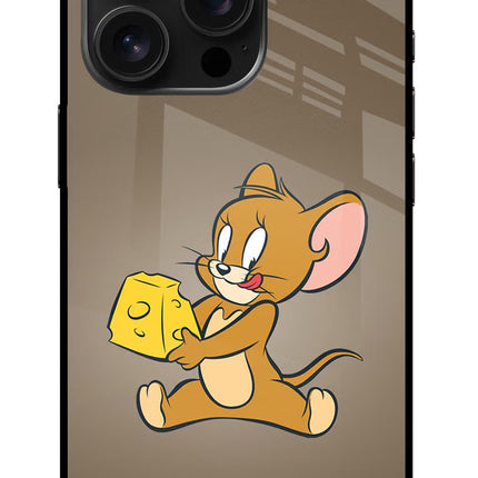 Jerry iPhone 16 Pro Glass Case Back Cover by Casekaro