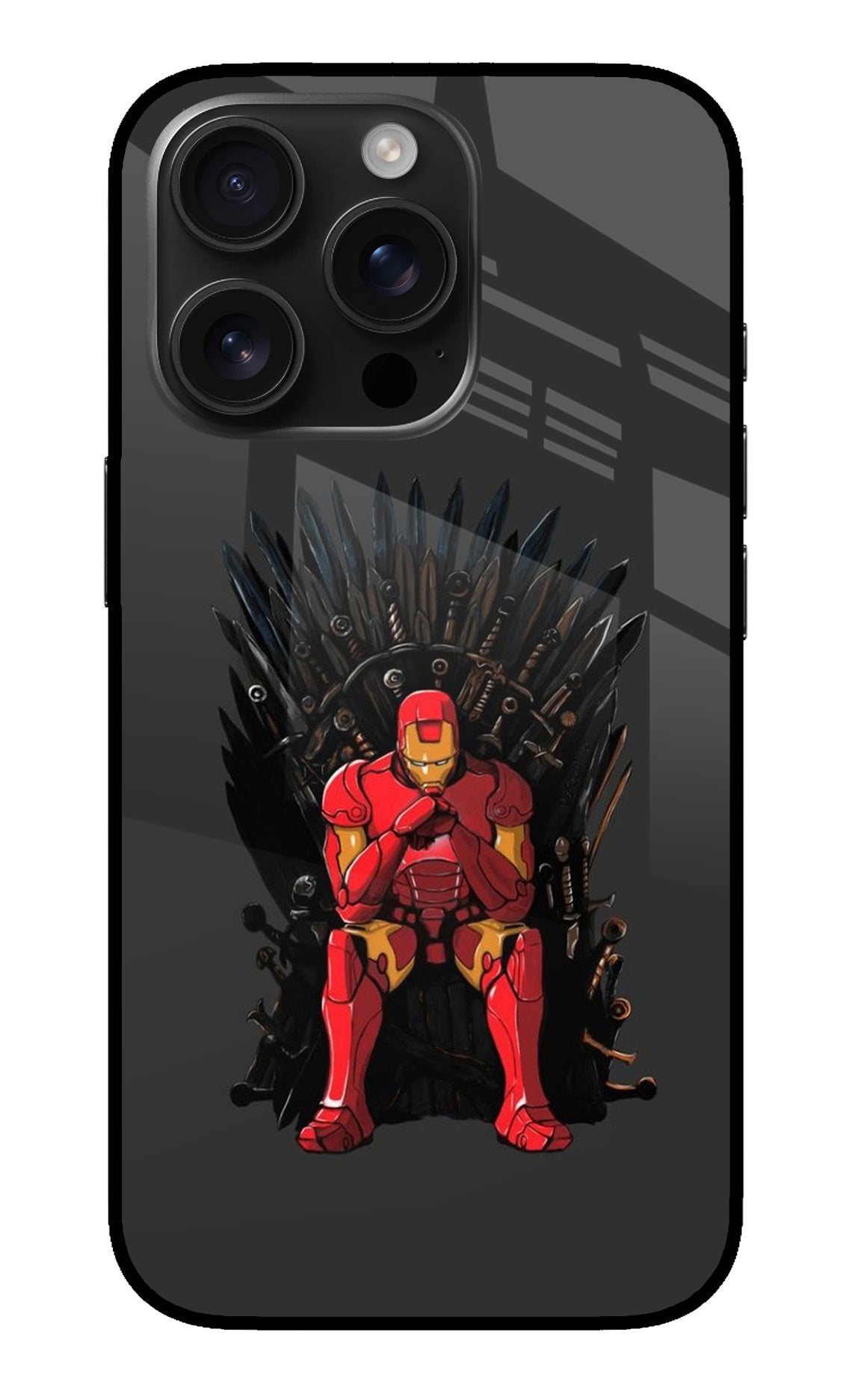 Ironman Throne iPhone 16 Pro Back Cover