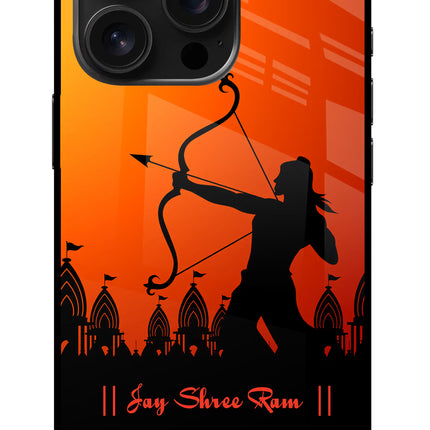 Lord Ram - 4 iPhone 16 Pro Glass Case Back Cover by Casekaro