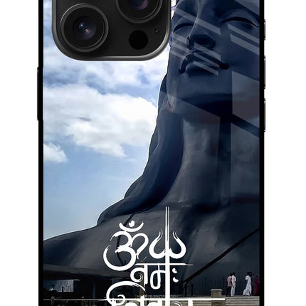 Om Namah Shivay iPhone 16 Pro Glass Case