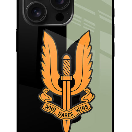 Balidan Logo iPhone 16 Pro Glass Case Back Cover by Casekaro