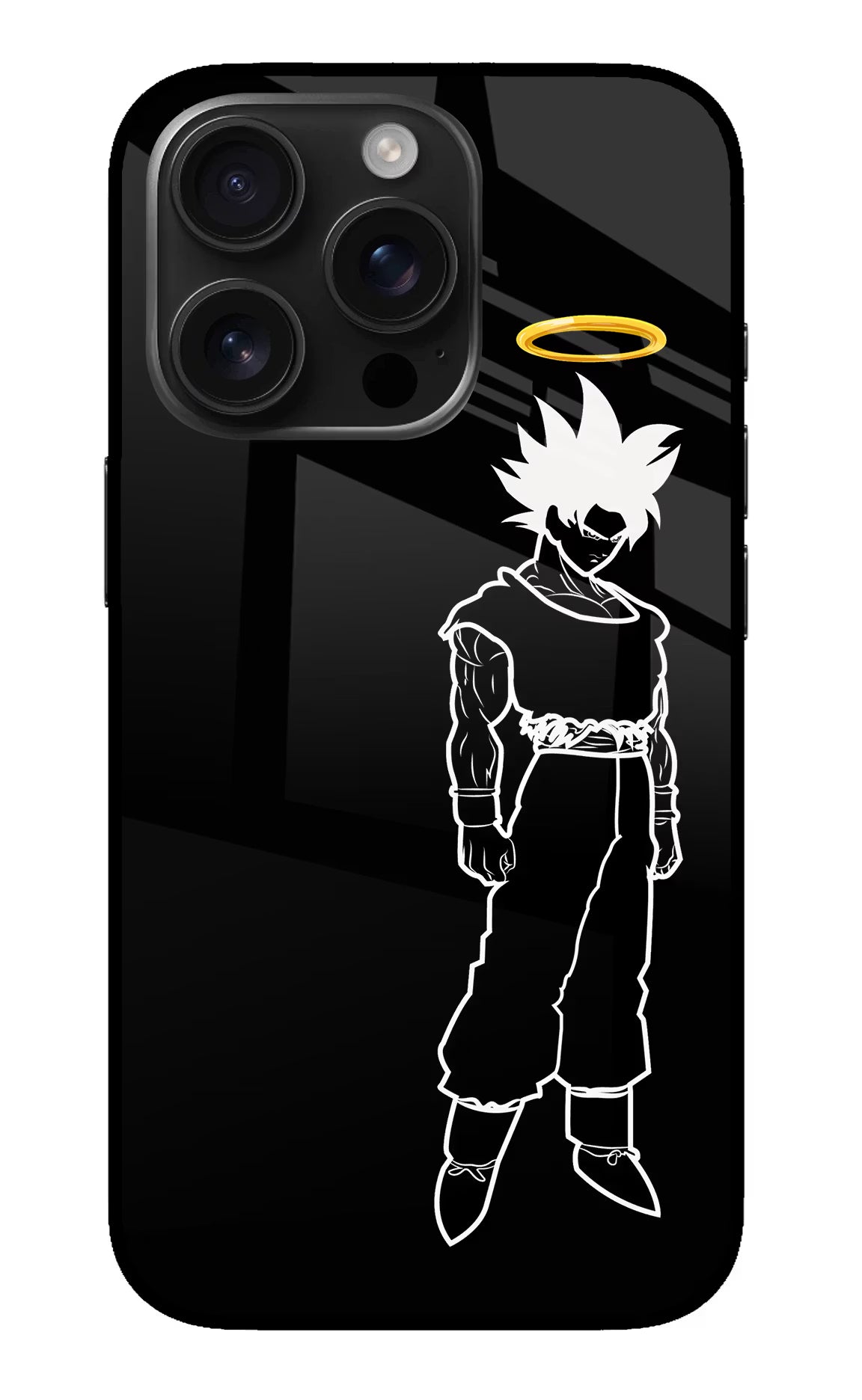 DBS Character iPhone 16 Pro Glass Case Back Cover by Casekaro