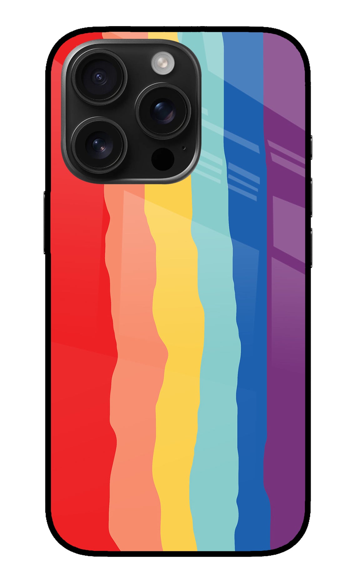 Rainbow iPhone 16 Pro Glass Case