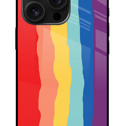 Rainbow iPhone 16 Pro Glass Case