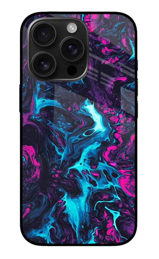 Abstract iPhone 16 Pro Glass Case