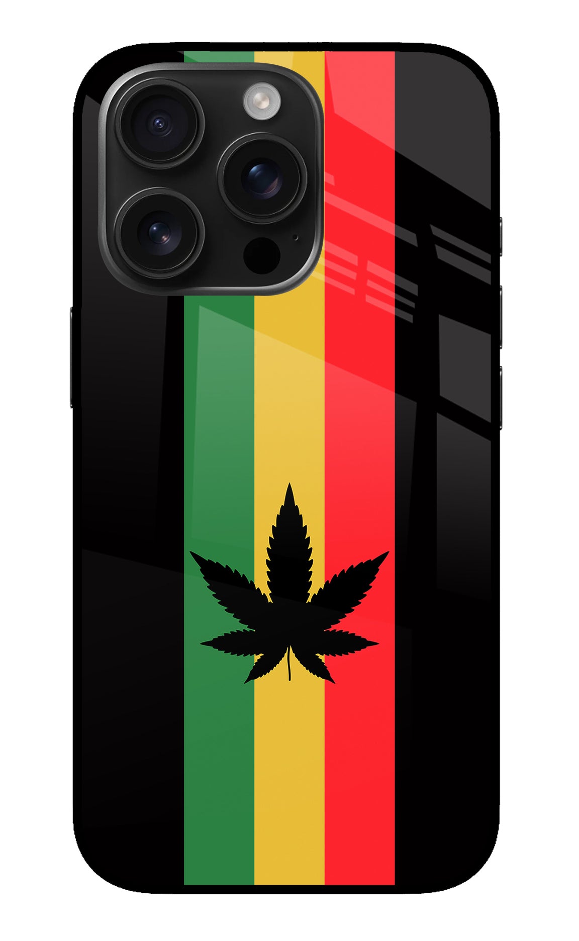 Weed Flag iPhone 16 Pro Back Cover