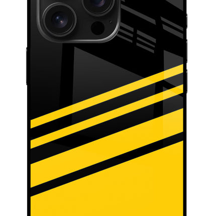 Yellow Shades iPhone 16 Pro Glass Case Back Cover by Casekaro