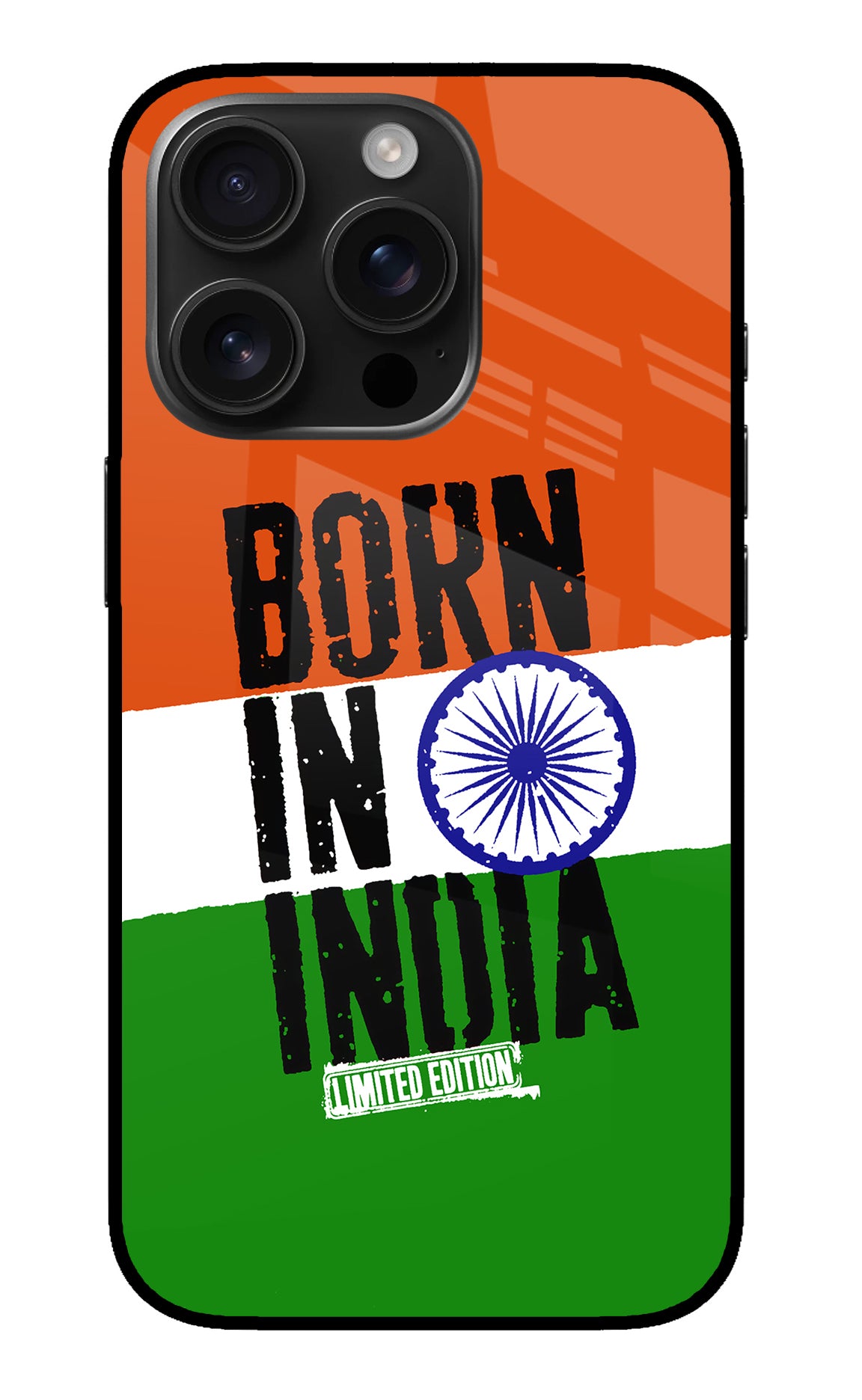 Born in India iPhone 16 Pro Back Cover