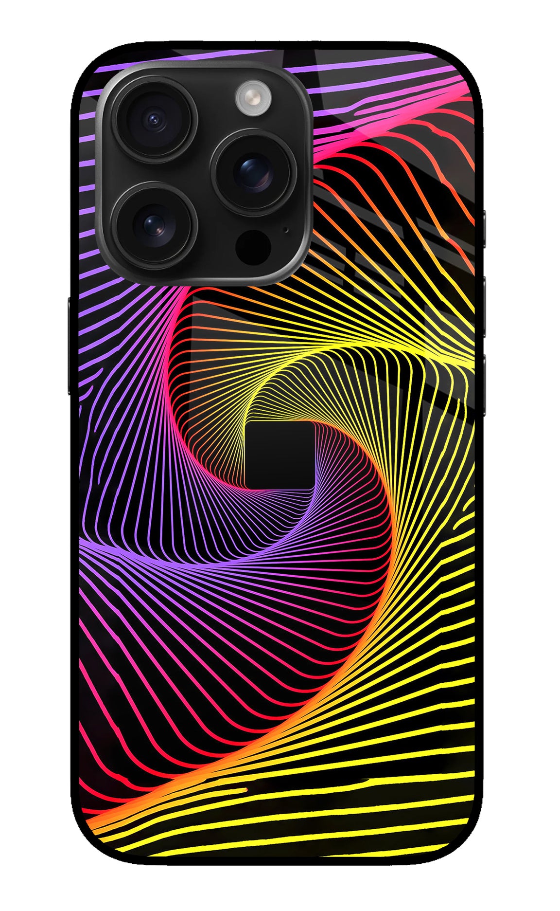 Colorful Strings iPhone 16 Pro Back Cover