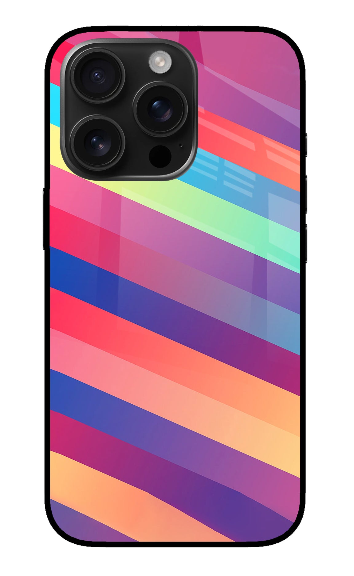 Stripes color iPhone 16 Pro Back Cover