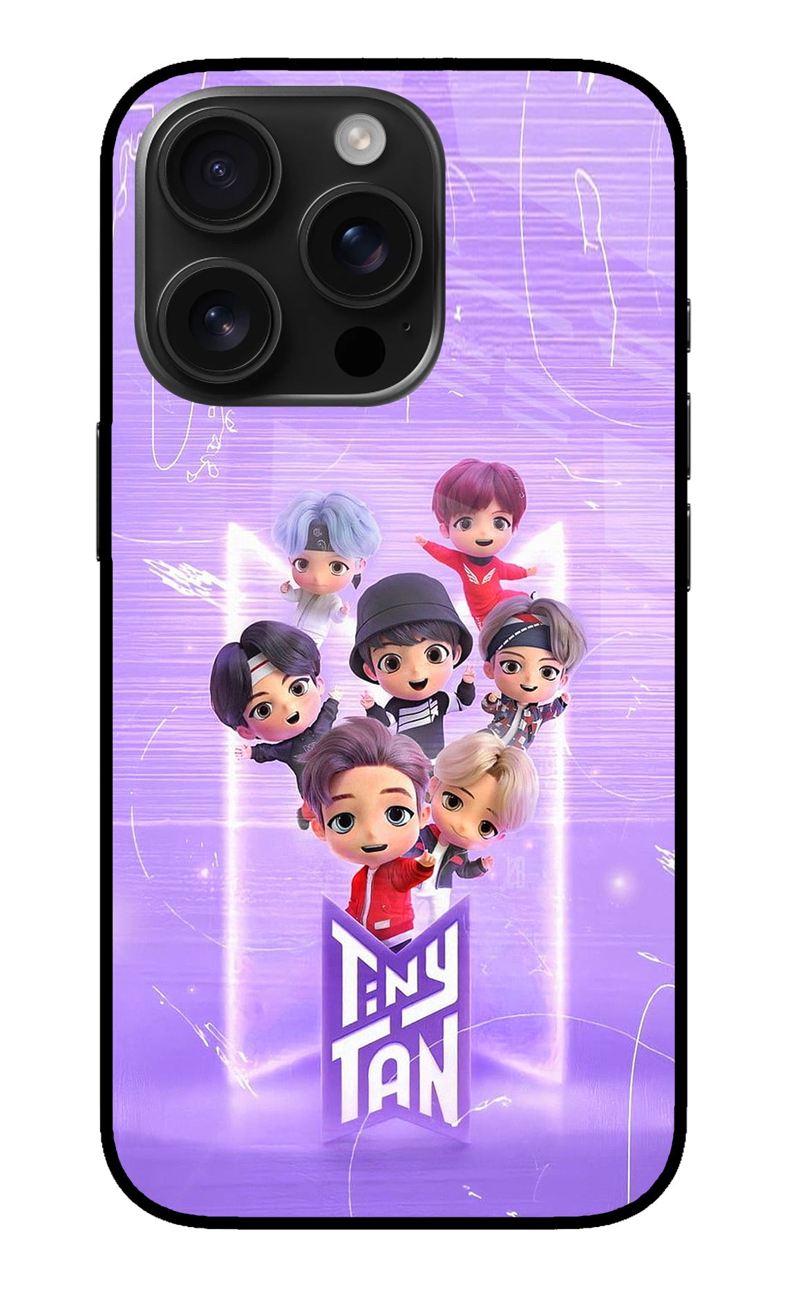 BTS Tiny Tan iPhone 16 Pro Back Cover