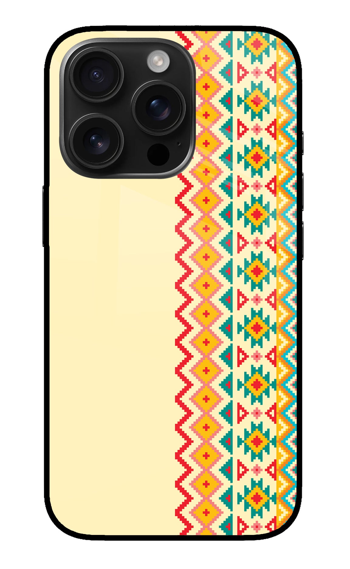 Ethnic Seamless iPhone 16 Pro Back Cover