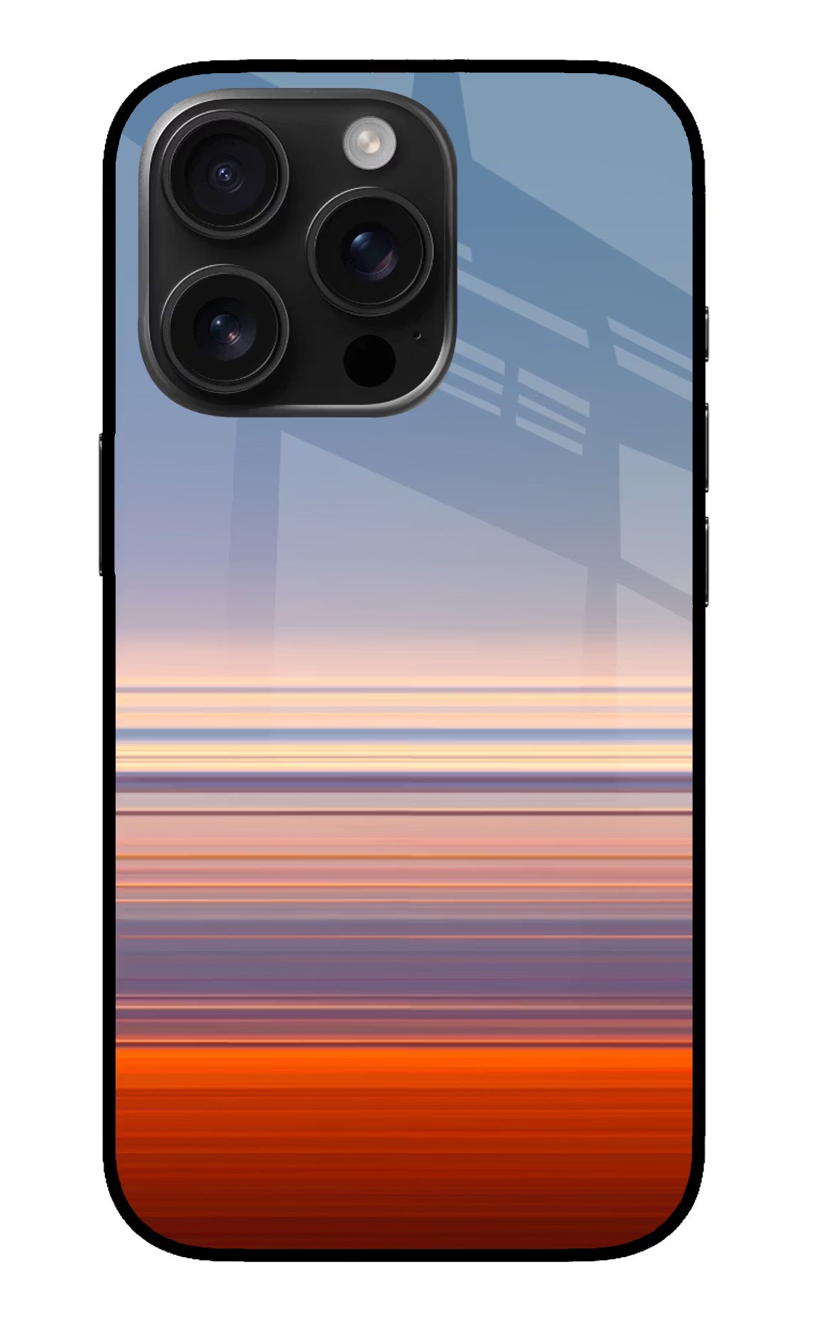 Morning Colors iPhone 16 Pro Glass Case Back Cover by Casekaro
