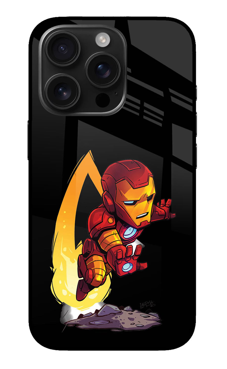 IronMan iPhone 16 Pro Back Cover, Metal case