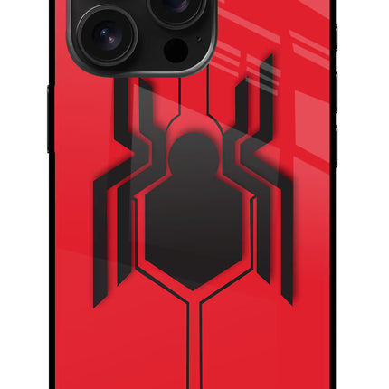 Spider iPhone 16 Pro Glass Case Back Cover by Casekaro
