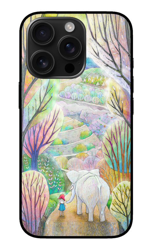 Nature Painting iPhone 16 Pro Glass Case