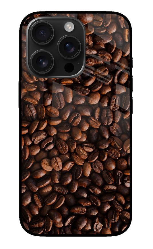 Coffee Beans iPhone 16 Pro Glass Case